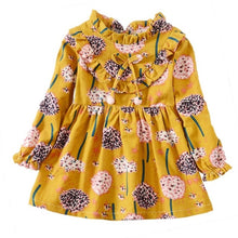Load image into Gallery viewer, Spring New Fashion Design Dress for Kid Girl Casual Children Girls Dress Little Girl Floral Printed Dress