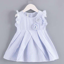 Load image into Gallery viewer, Summer Girls Dress Toddler Baby Princess Dress Party Wedding Kids Dresses Solid Flower Clothes Birthday vestidos niña verano 4