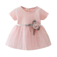 Load image into Gallery viewer, Baby Girl Dress Summer New Sweet Cute Mini Dresses Fashion Baby Dresses Girls Mesh Stitching Bottoming Princess Dress