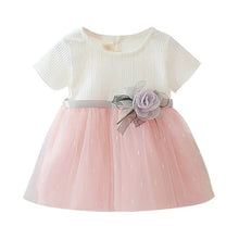 Load image into Gallery viewer, Baby Girl Dress Summer New Sweet Cute Mini Dresses Fashion Baby Dresses Girls Mesh Stitching Bottoming Princess Dress