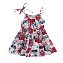 Load image into Gallery viewer, Fashion Baby girl dress cotton o-neck regular Toddler Baby Girl Princess Floral Sunflower Beach Party Casual Dress Clothes H5