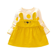 Load image into Gallery viewer, Casual Newborn Dress Infant Baby Clothes Girl Clothing Cartoon Princess Long Sleeve Dress Spring Autumn Girls Dresses 6M- 3T